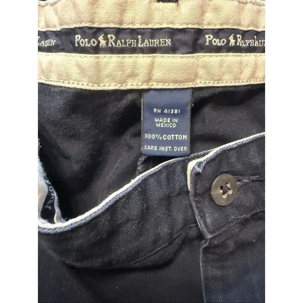 Vintage 90'S Ralph Lauren Polo Mens Hammond Pant two-pleat chino 36x32